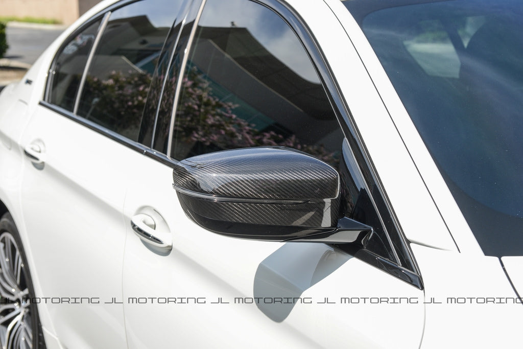 BMW G30 5 Series Carbon Fiber Mirror Covers