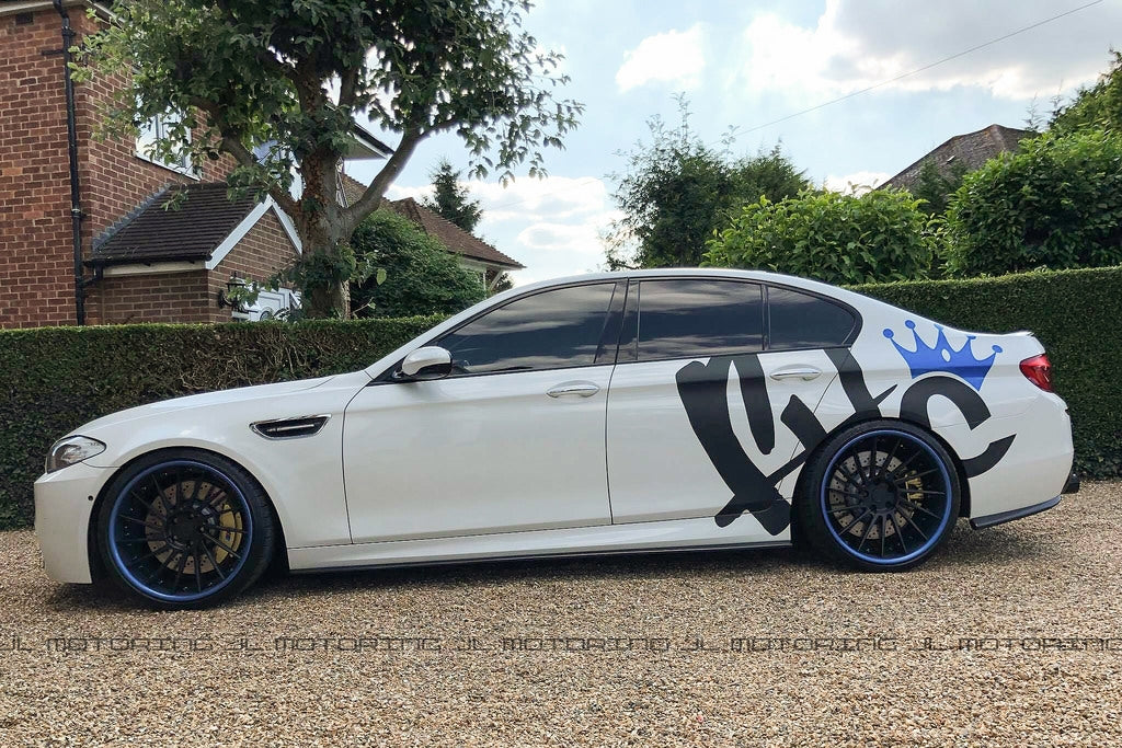 BMW F10 M5 M Sport Carbon Fiber Rear Bumper Side Skirts