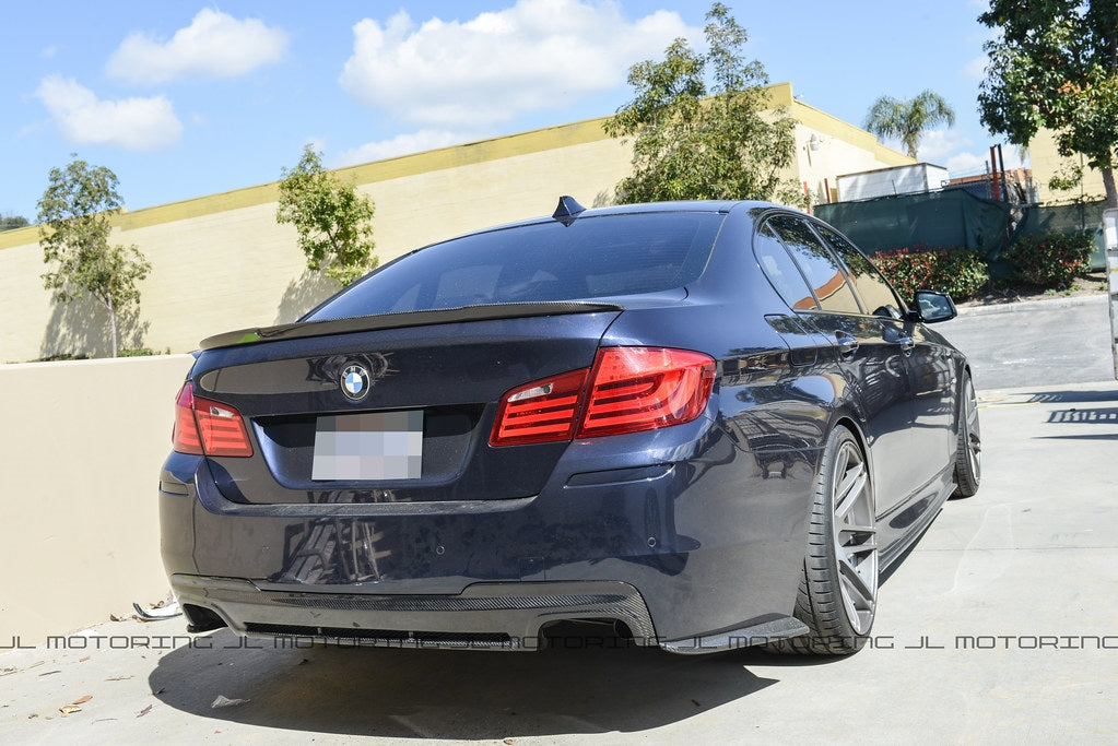 BMW F10 M5 M Sport Carbon Fiber Rear Bumper Side Skirts