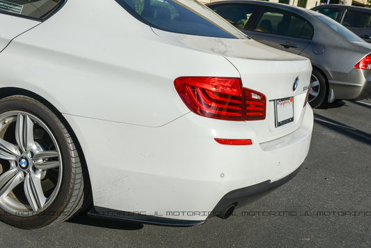 BMW F10 M5 M Sport Carbon Fiber Rear Bumper Side Skirts