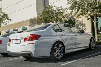 BMW F10 M5 M Sport Carbon Fiber Rear Bumper Side Skirts