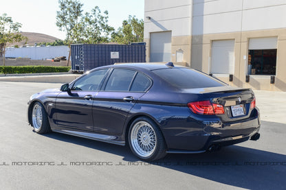 BMW F10 M5 M Sport Carbon Fiber Rear Bumper Side Skirts