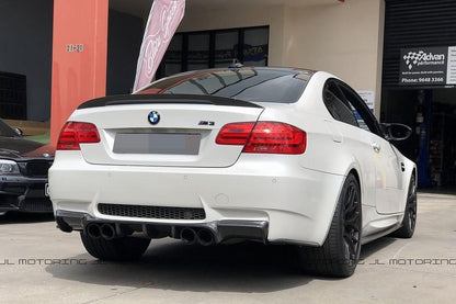 BMW E92 E93 M3 Carbon Fiber Rear Bumper Skirts