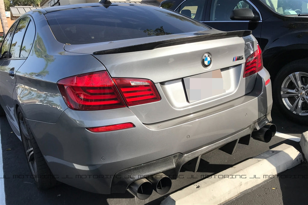 BMW F10 5 Series Performance Style Carbon Fiber Trunk Spoiler