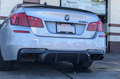 BMW F10 5 Series Performance Style Carbon Fiber Trunk Spoiler