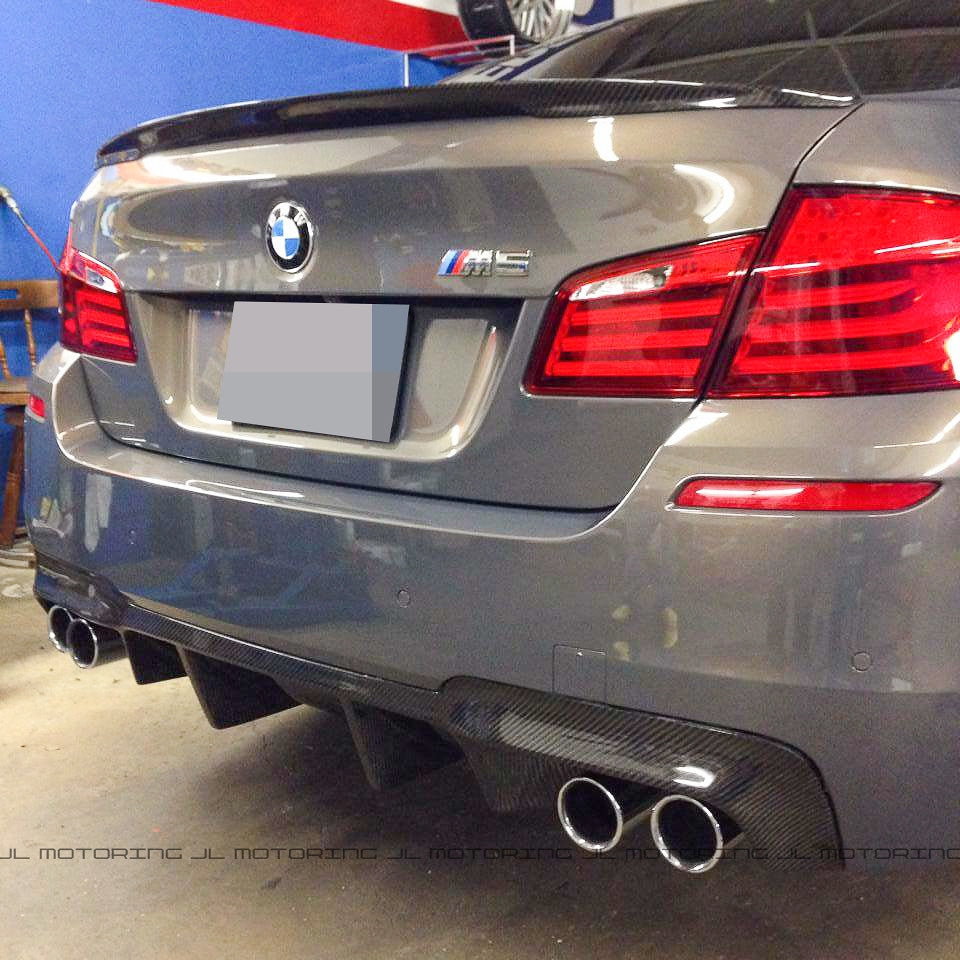 BMW F10 5 Series Performance Style Carbon Fiber Trunk Spoiler