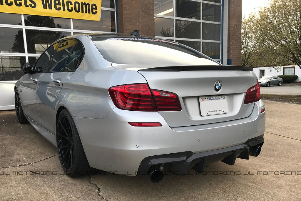 BMW F10 5 Series Performance Style Carbon Fiber Trunk Spoiler