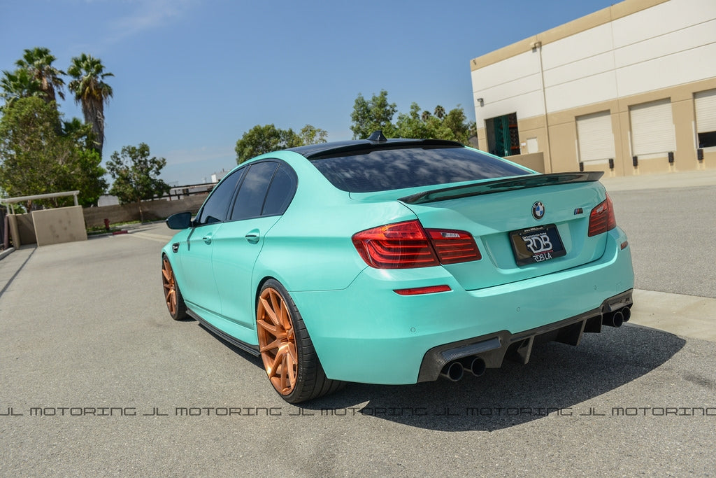 BMW F10 5 Series 3D Style Carbon Fiber Trunk Spoiler