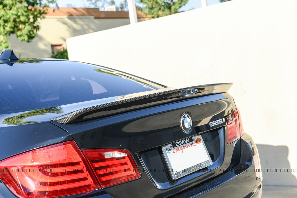 BMW F10 5 Series 3D Style Carbon Fiber Trunk Spoiler