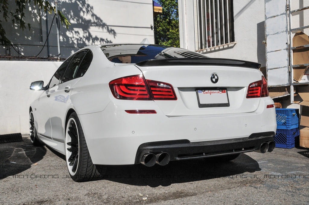BMW F10 5 Series 3D Style Carbon Fiber Trunk Spoiler
