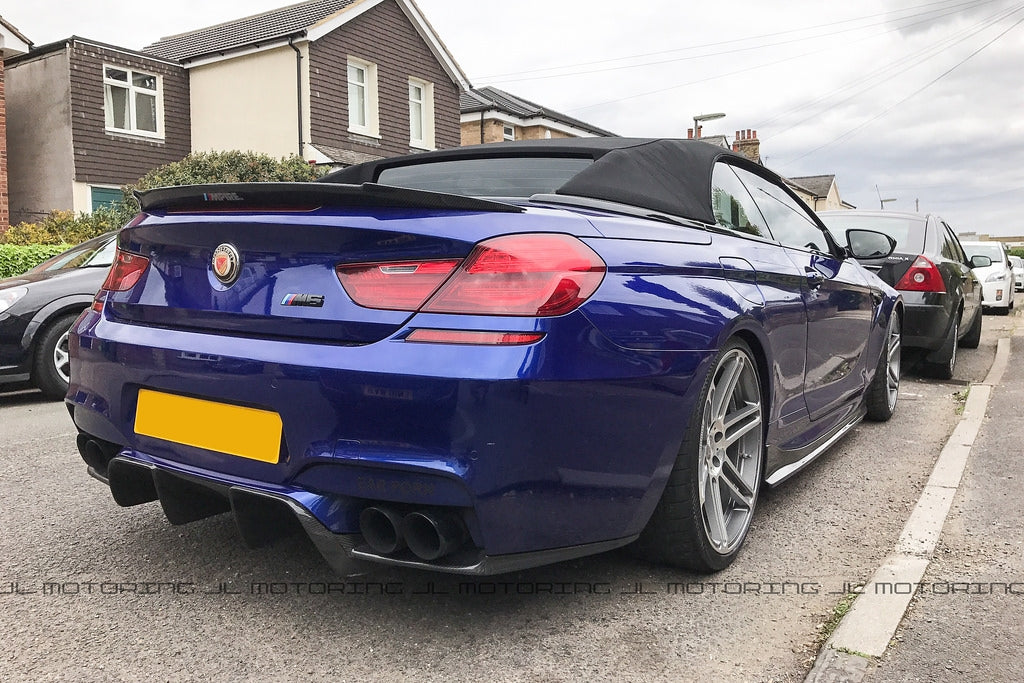 BMW F12 F13 F06 M6 V2 Style Carbon Fiber Trunk Spoiler