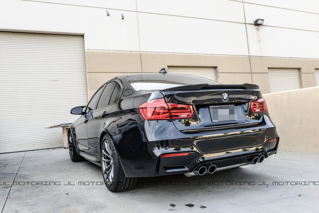 BMW F80 M3 F30 3 Series M Style Carbon Fiber Trunk Spoiler
