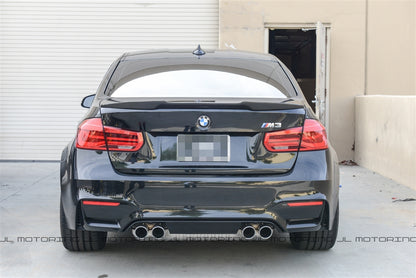 BMW F80 M3 F30 3 Series M Style Carbon Fiber Trunk Spoiler