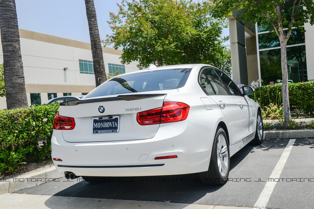 BMW F80 M3 F30 3 Series M Style Carbon Fiber Trunk Spoiler