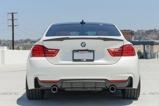 BMW F32 4 Series M4 Style Carbon Fiber Trunk Spoiler