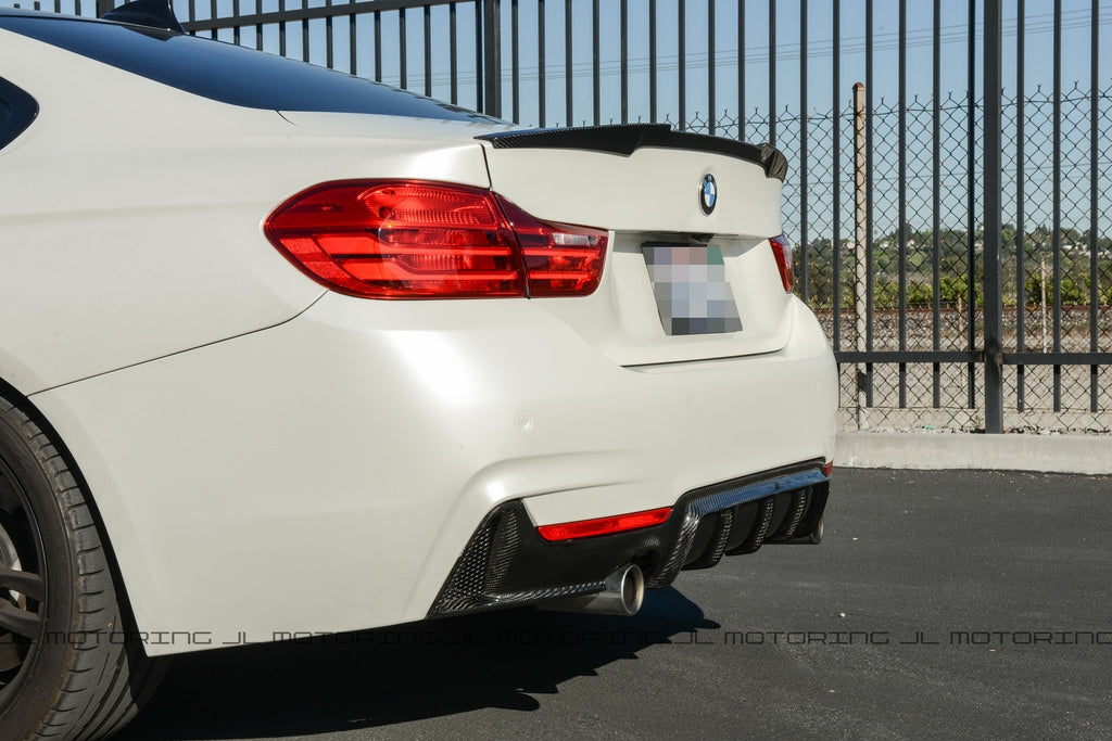 BMW F32 4 Series M4 Style Carbon Fiber Trunk Spoiler