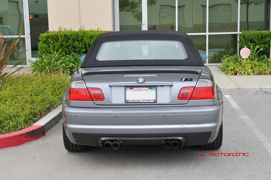 BMW E46 3 Series Convertible Carbon Fiber Trunk Spoiler