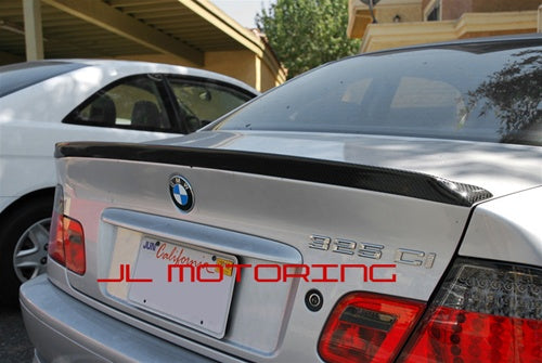BMW ACS Style Carbon Fiber Trunk Spoiler - E46 3 Series Coupe