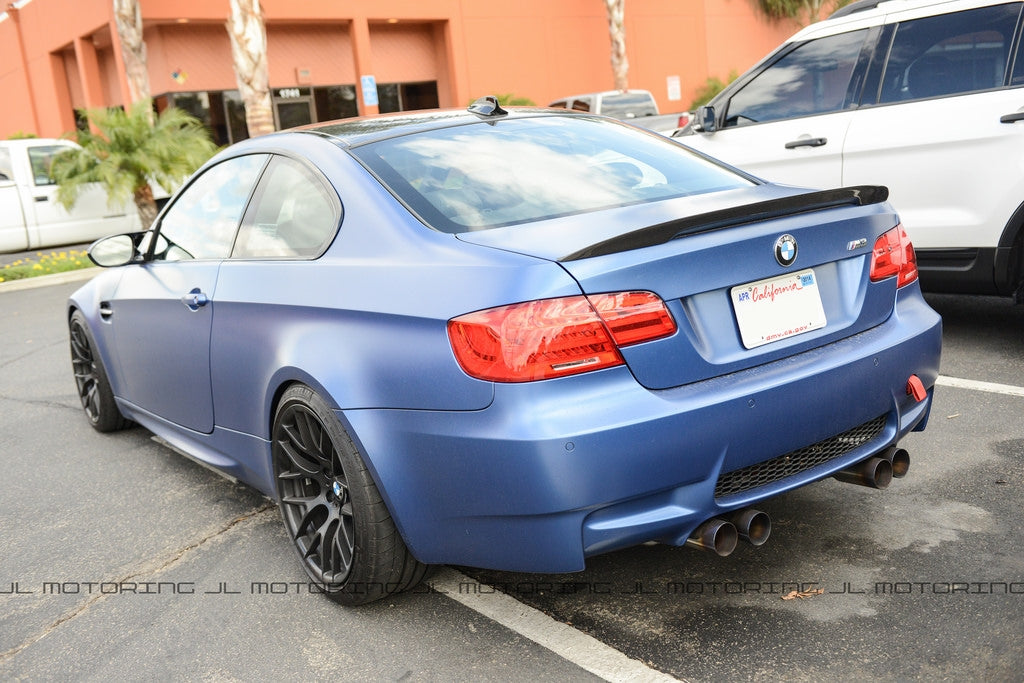 BMW E92 3 Series Coupe Performance Style Carbon Fiber Trunk Spoiler