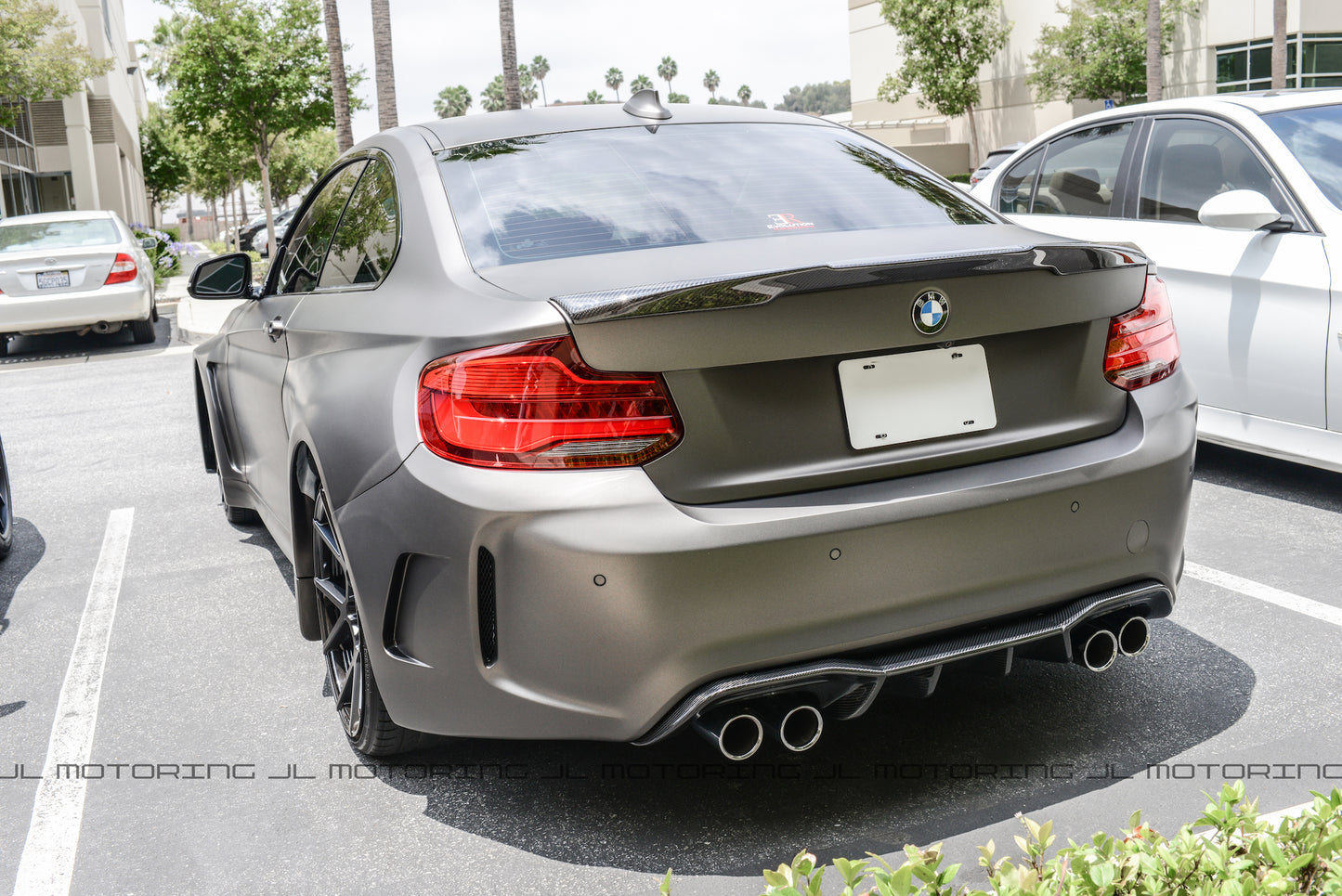 BMW F22 F87 M2 M Style Carbon Fiber Trunk Spoiler