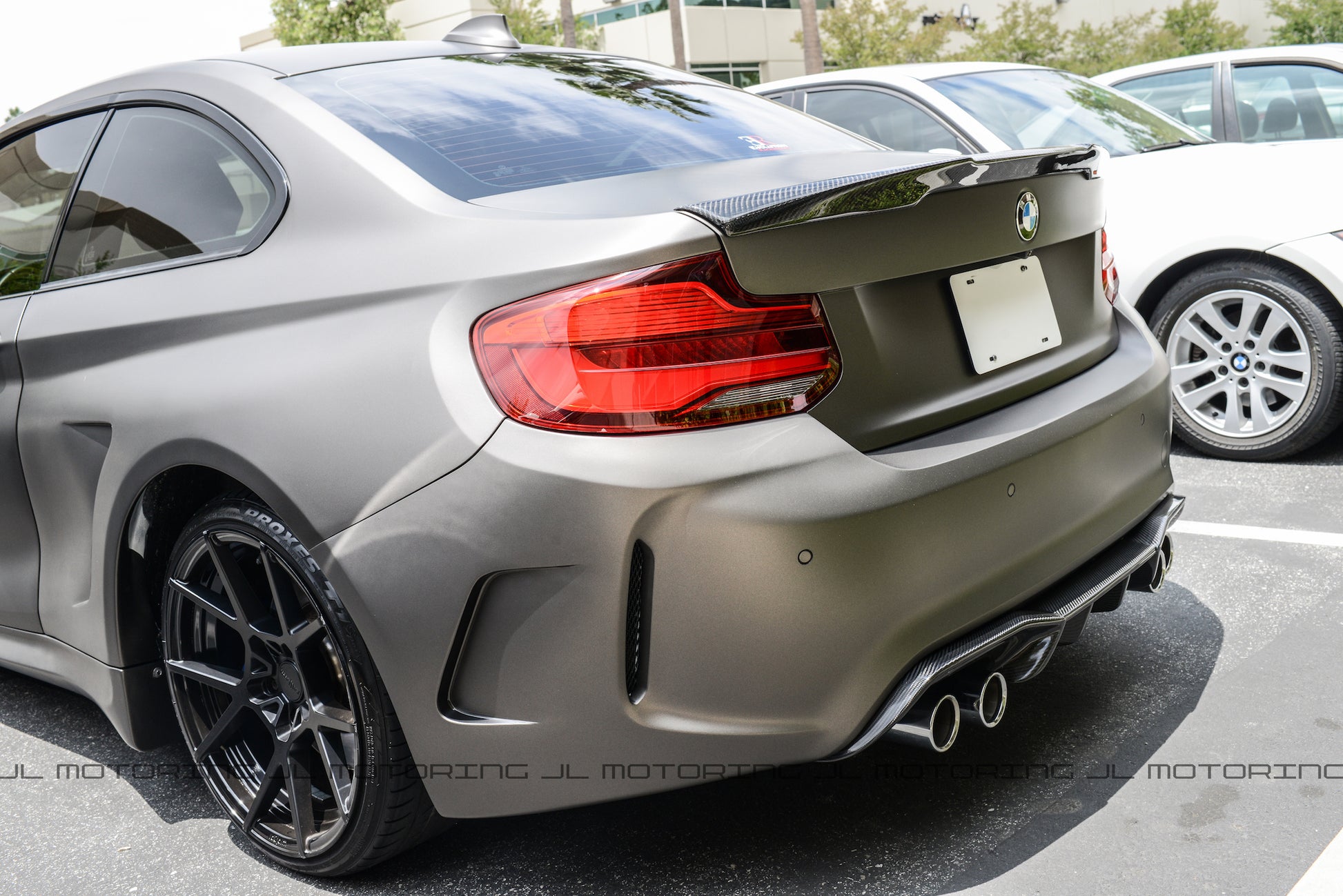 BMW F22 F87 M2 M Style Carbon Fiber Trunk Spoiler