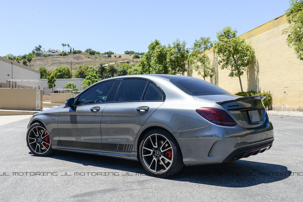 Mercedes W205 C Class Carbon Fiber Trunk Spoiler