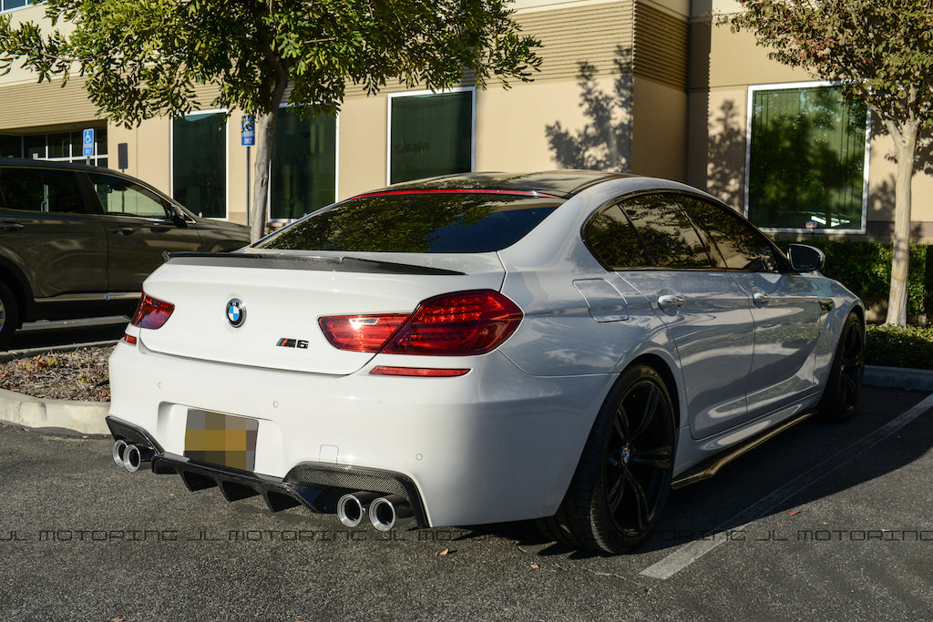 BMW F12 F13 F06 M6 V2 Style Carbon Fiber Trunk Spoiler