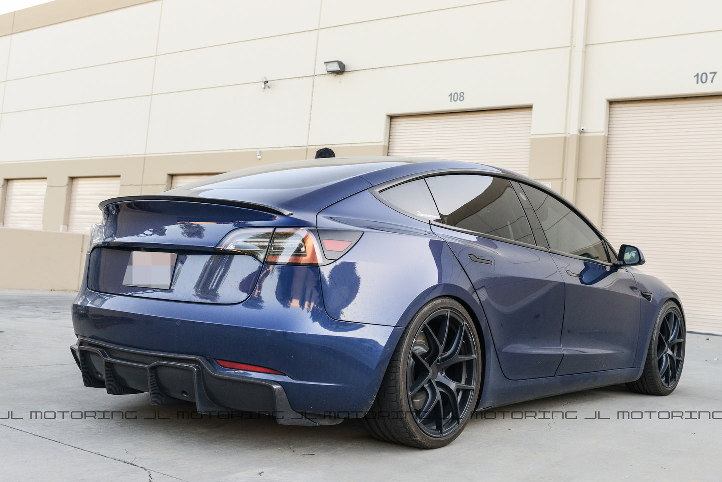 Tesla Model 3 Carbon Fiber Rear Diffuser