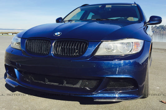 BMW E90 E91 3 Series 328 335 Performance Bumper Carbon Fiber Front Splitters