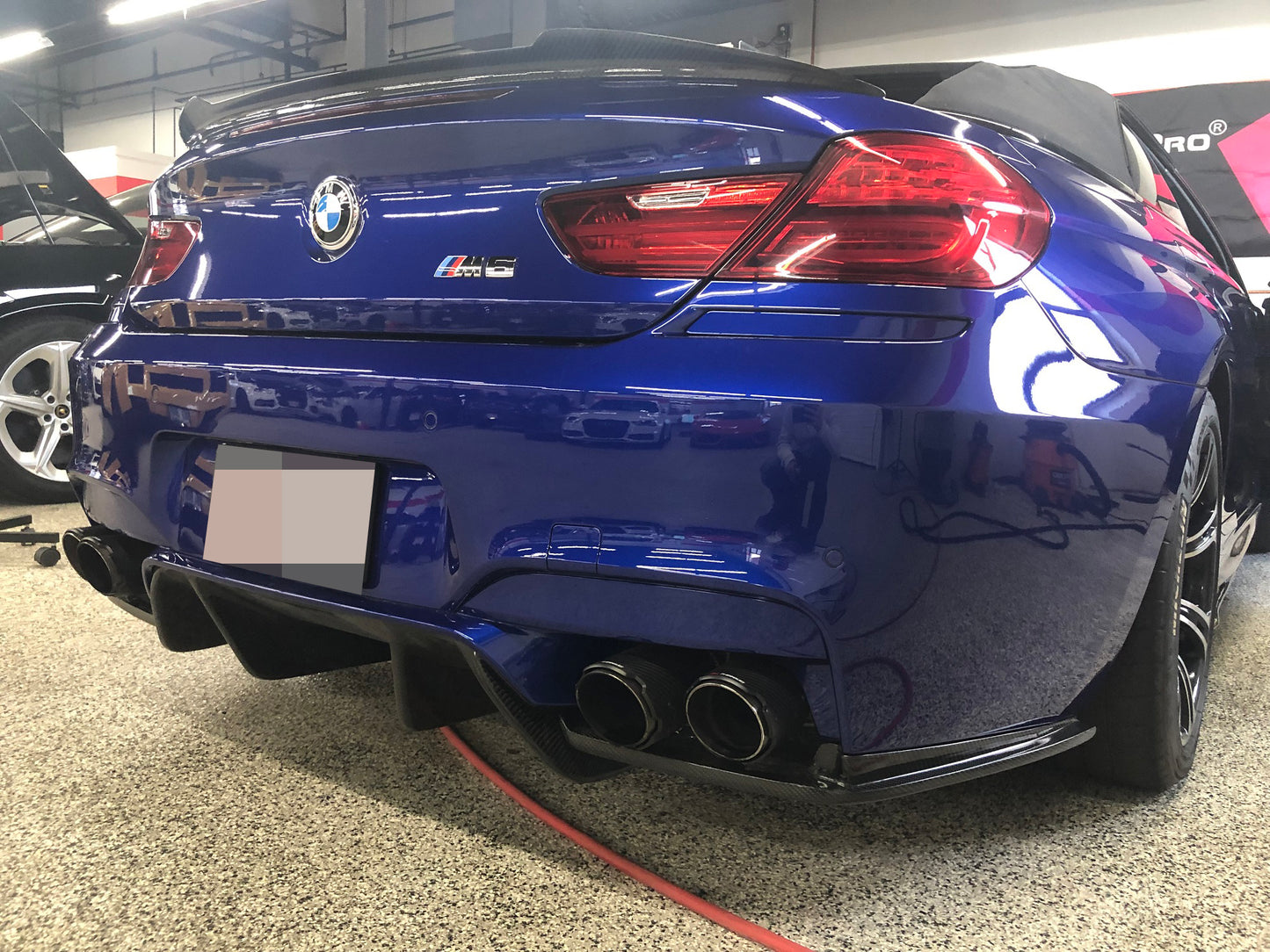 BMW F06 F12 F13 M6 V5 Carbon Fiber Rear Diffuser