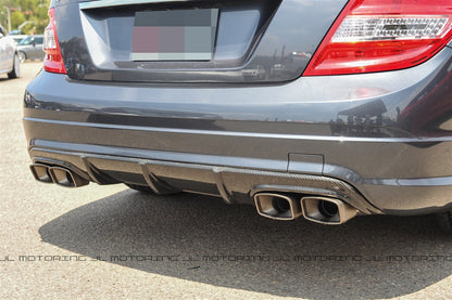 Mercedes Benz W204 C63 Carbon Fiber Rear Diffuser