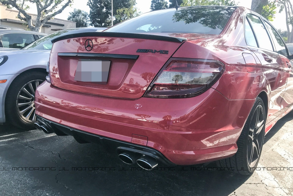 Mercedes Benz W204 C63 Carbon Fiber Rear Diffuser