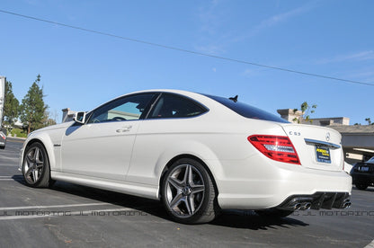 Mercedes Benz W204 C63 2012+ Big Fins Carbon Fiber Rear Diffuser