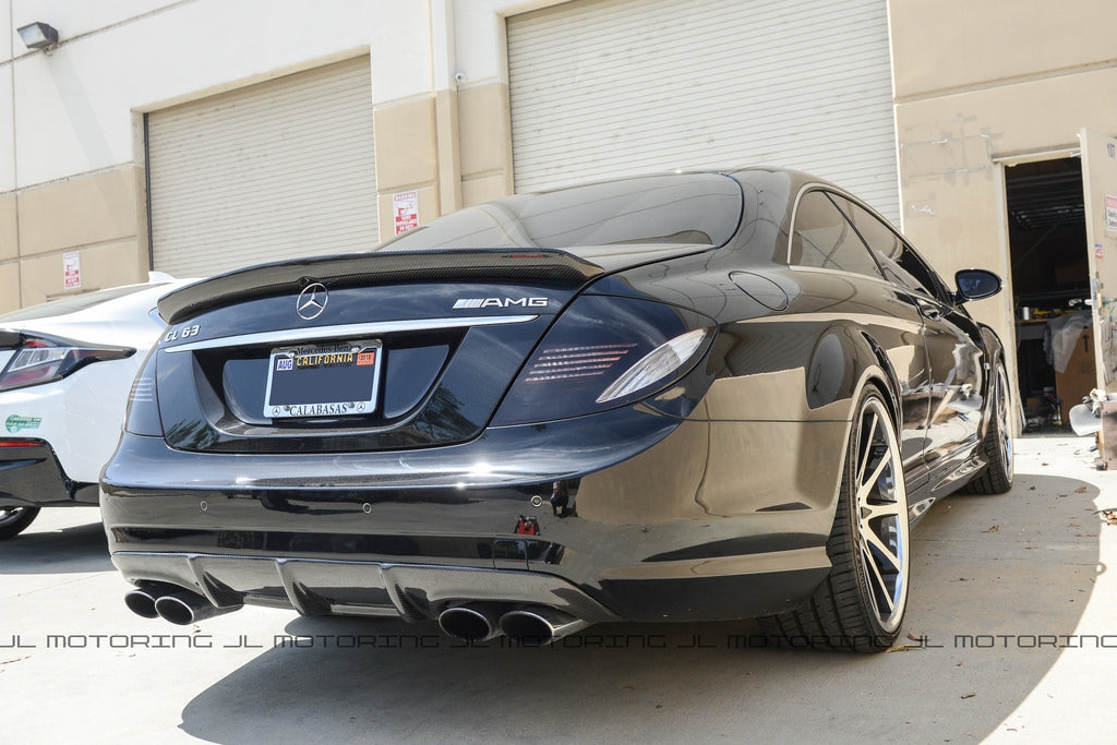 Mercedes Benz W216 CL63 CL65 AMG Carbon Fiber Rear Diffuser