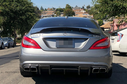 Mercedes W218 CLS 63 AMG Carbon Fiber Rear Diffuser