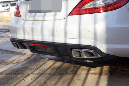 Mercedes W218 CLS 63 AMG Carbon Fiber Rear Diffuser