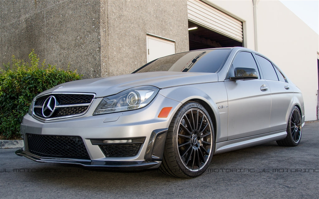 Mercedes Benz W204 C63 AMG Black Series Carbon Fiber Front Lip