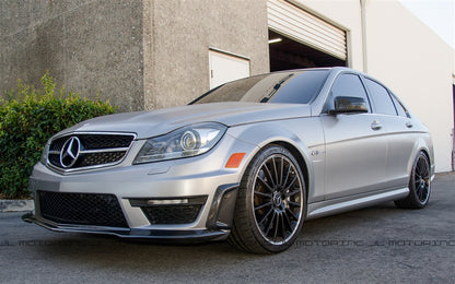 Mercedes Benz W204 C63 AMG Black Series Carbon Fiber Front Lip