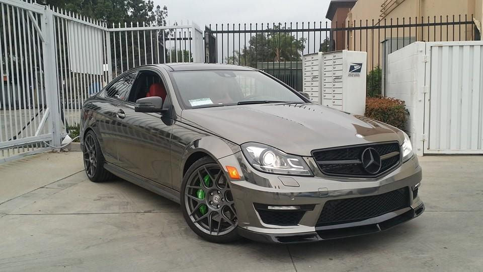 Mercedes Benz W204 C63 AMG Carbon Fiber Front Lip