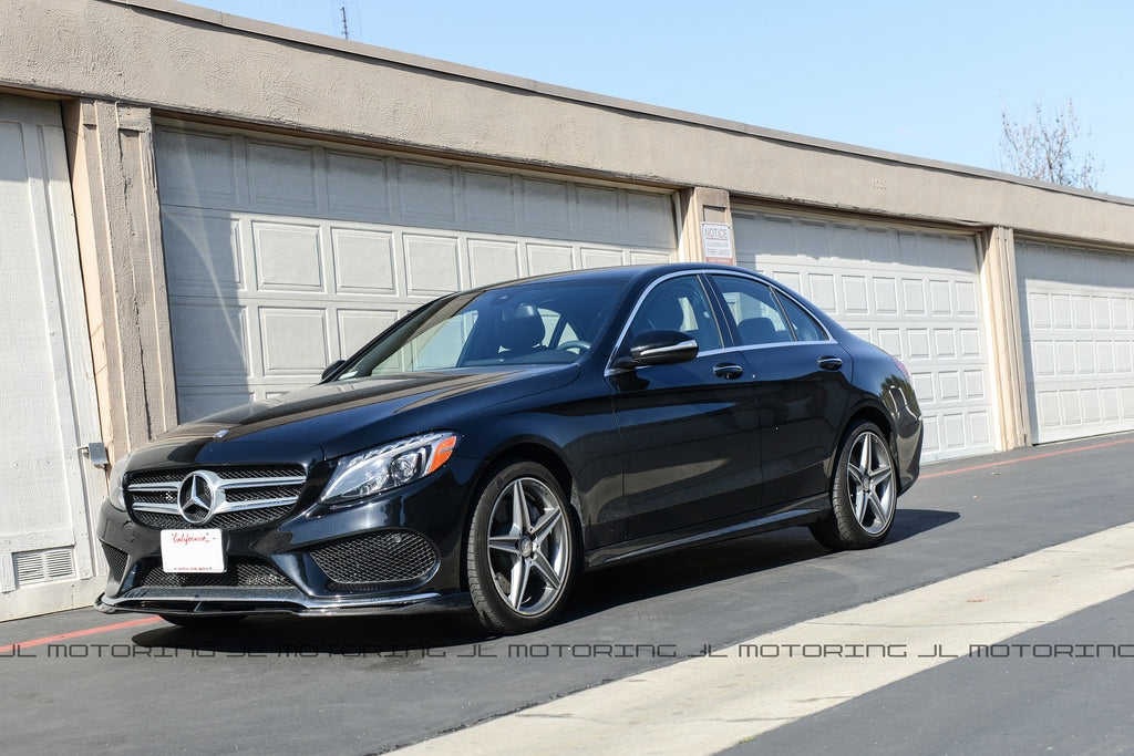 Mercedes Benz W205 C300 C450 AMG C43 Carbon Fiber Front Lip