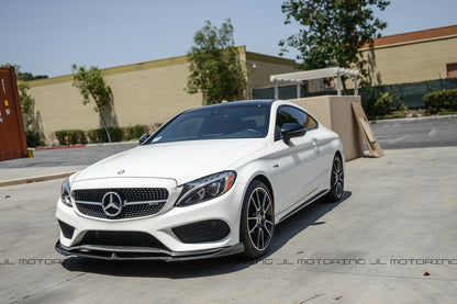 Mercedes Benz W205 C300 C450 AMG C43 Carbon Fiber Front Lip