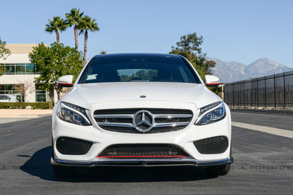 Mercedes Benz W205 C300 C450 AMG C43 Carbon Fiber Front Lip