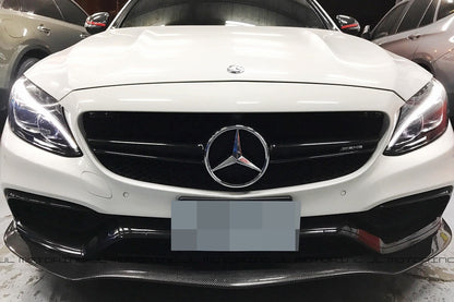 Mercedes Benz W205 C63 C63S AMG GTX Carbon Fiber Front Lip