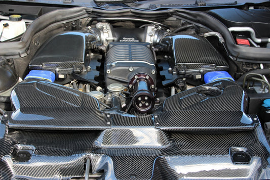 Mercedes W204 C63 AMG Gruppe M Style Carbon Fiber Cold Air Intake System