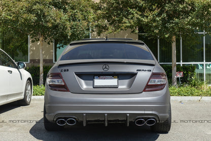 Mercedes W204 C Class Carbon Fiber Roof Spoiler