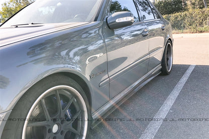 Mercedes Benz W211 E55 E63 AMG Carbon Fiber Side Skirts