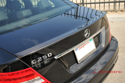 Mercedes W204 C Class AMG Style Carbon Fiber Trunk Spoiler