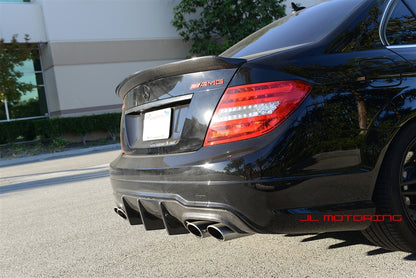 Mercedes W204 C Class DTM Style Carbon Fiber Trunk Spoiler