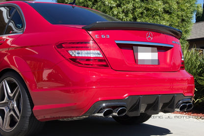 Mercedes W204 C Class DTM Style Carbon Fiber Trunk Spoiler