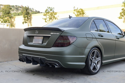Mercedes W204 C Class DTM Style Carbon Fiber Trunk Spoiler